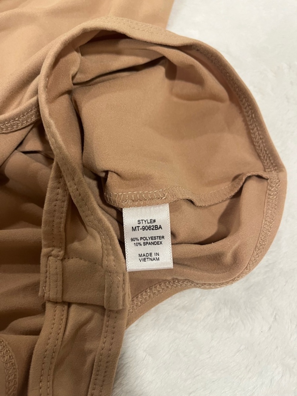 BRAND NEW Tan Zenana Bodysuit - Size Small - Picture 5 of 9